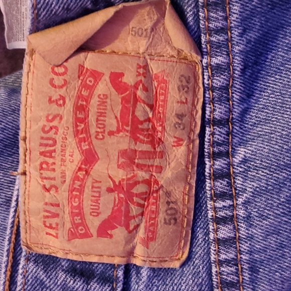 Classic Denim, button up, (no give) Levi 501's. - Picture 1 of 4